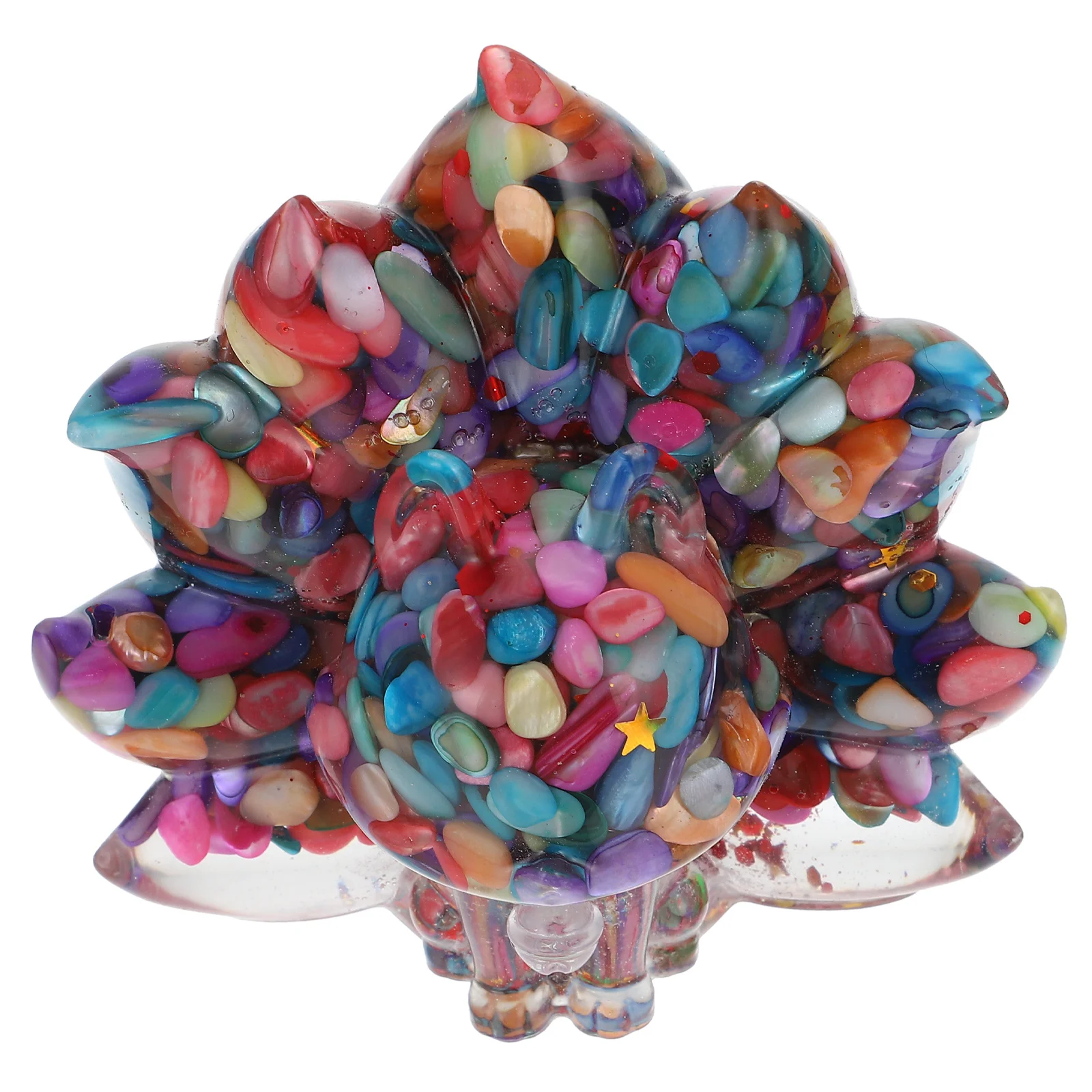 Creative Nine-Tailed-Fox Shape Adornment Resin Craft Decor for Home Office Desktop Blessing Furnishing Foxes Adornment