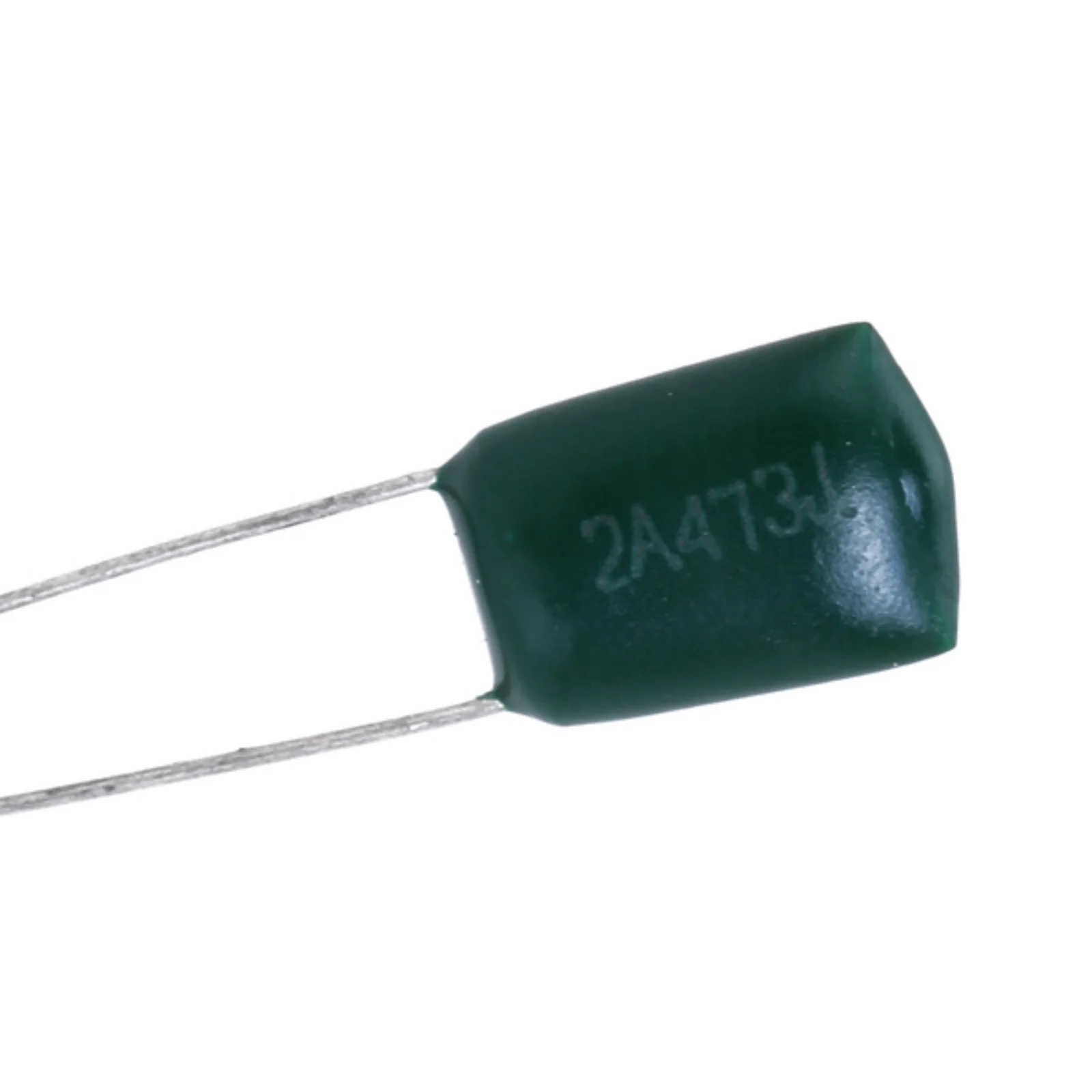 10Pcs 47000pF 100V 2A473J Green Polyester Film Capacitor for Electric Guitar