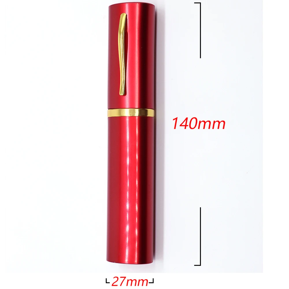 Elegant Portable Mini Metal Frame Pen Box Ultra-thin Men Women Reading Glasses Presbyopia Eyeglasses Box Eyewear Protector Pouch