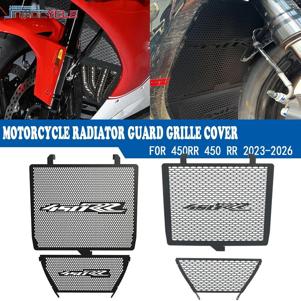 

Motorcycle Accessories Radiator Guard Grill Cover For KOVE 450RR 2020-2024 2022 450 RR 2021 2023 Water Tank Protector Protective