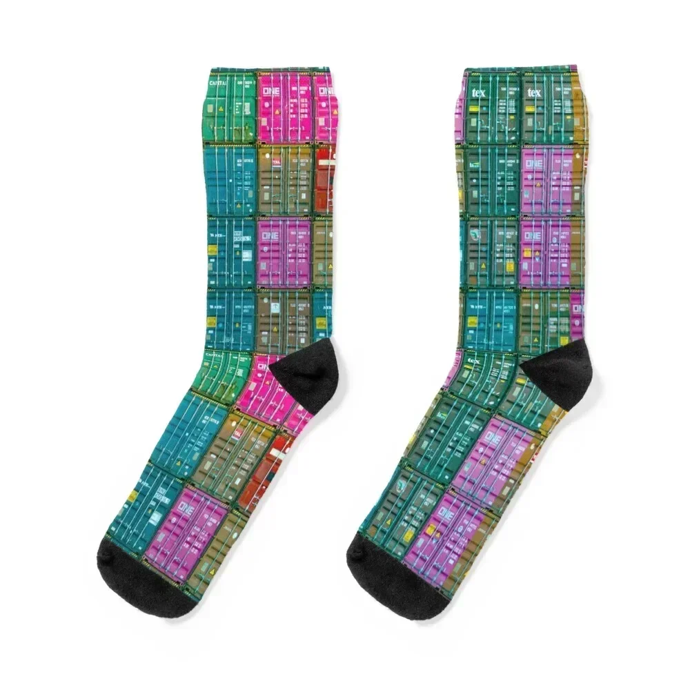 More Shipping Containers Socks golf christmas stocking basketball Antiskid soccer Socks Woman Men's