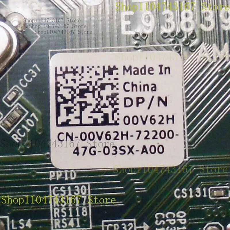 CN-00V62H For Dell Optiplex 9020 SFF Motherboard 00V62H 0V62H DDR3 Mainboard 100% Tested Fully Work