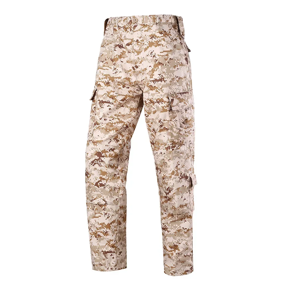 Imagem -04 - Uniforme Tático de Camuflagem no Deserto Masculino Camisa de Combate Bdu Calças Roupas de Treinamento Roupas de Caça Terno Airsoft Sniper Ghillie