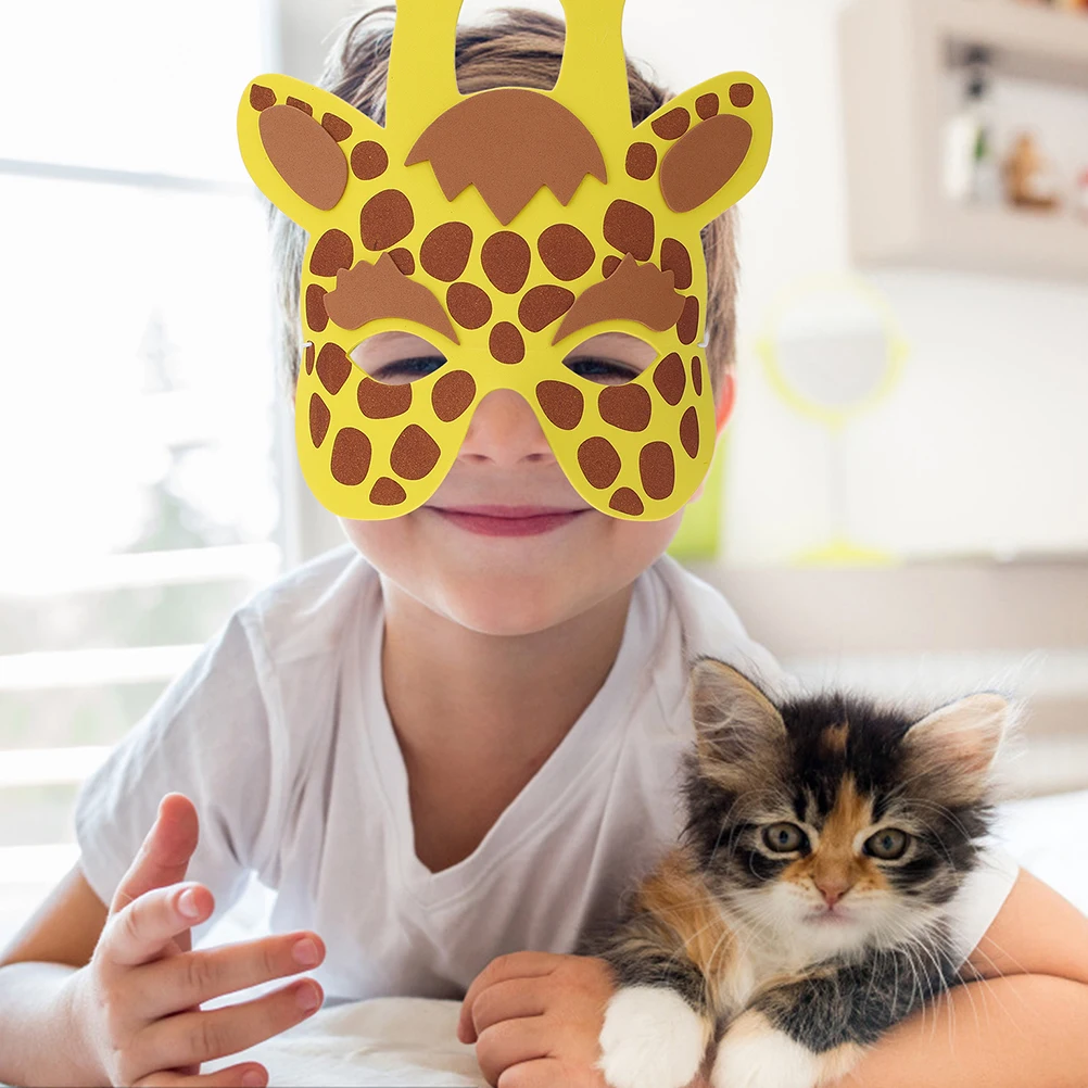 

13 Pcs Animal Mask Dress up Masks Party Favor Masquerade Cosplay Diy Kids Favors