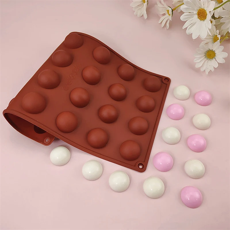 1PC 15/35Holes Ball Round Half Sphere Silicone Mold DIY Baking Pudding Mousse Chocolate Cake Mold Kitchen Gadgets-New