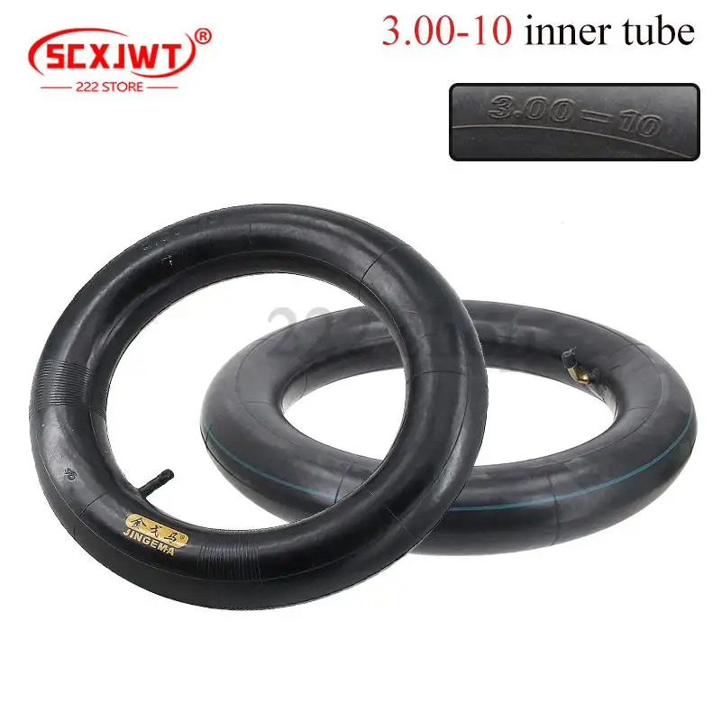 Inner Tube Suitable for 3.00-10 Off-Road Motorcycle Tires, Thickened Butyl Rubber Inner Tube