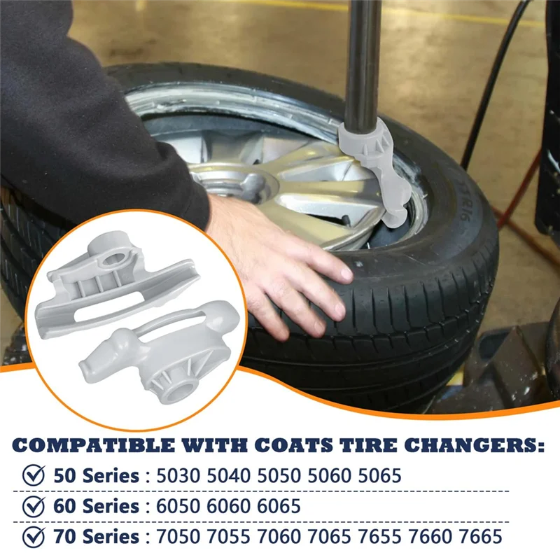 

Комплект из 2 нейлоновых крепления/набор головок для низкопрофильных шин для пальто, шиномонтажная машина, утиная головка TC184432