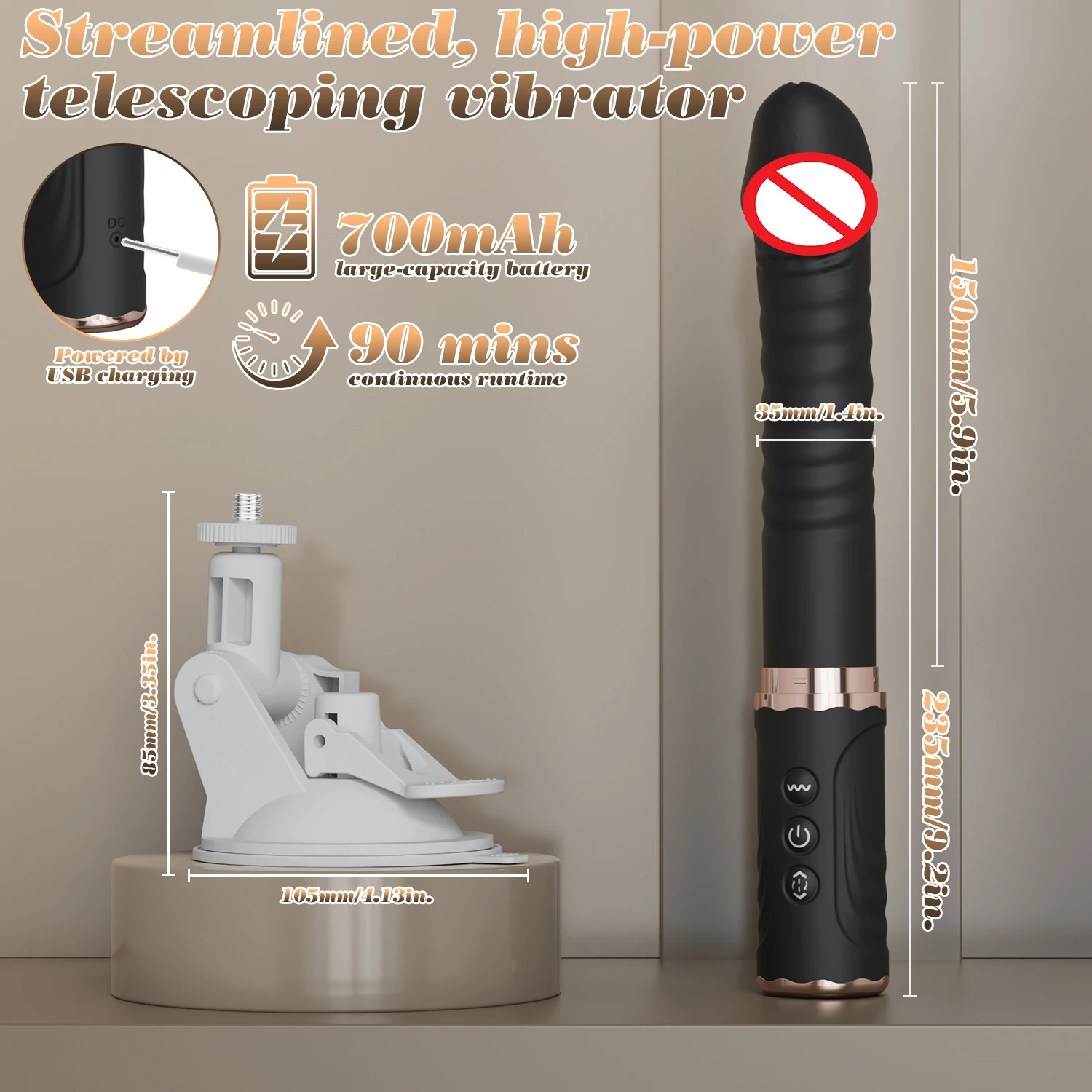 Thrusting دسار هزاز الجنس لعب الكبار ل G بقعة البظر الشرج تحفيز للإزالة شفط كأس قضبان اصطناعية واقعية للنساء #2