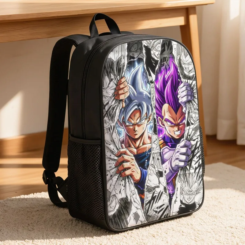 Dragon Ball backpack featuring Goku and Vegeta waterproof large-capacity portable and durable portable and durable student bag - view 6