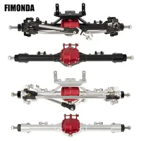 CNC Aluminum Alloy Front & Rear Straight Axle for 1/10 RC Crawler Car Axial SCX10 II 90046 90047 RGT 86100 Parts