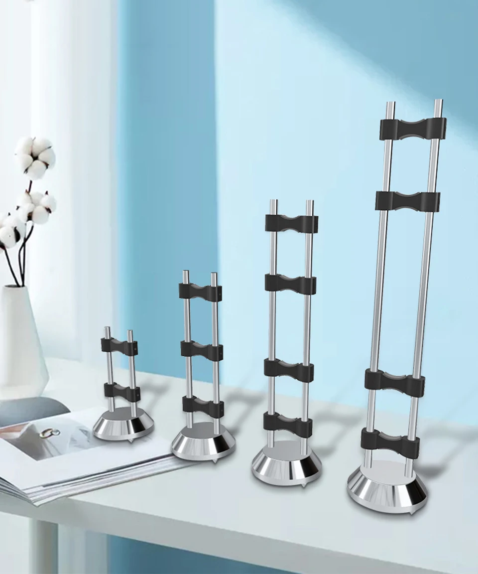 Roestvrijstalen Kabel aluminiowy Legering liniowy stojak na podnośnik Audio Draad String Beugel Organizer stojak Kabelgoot