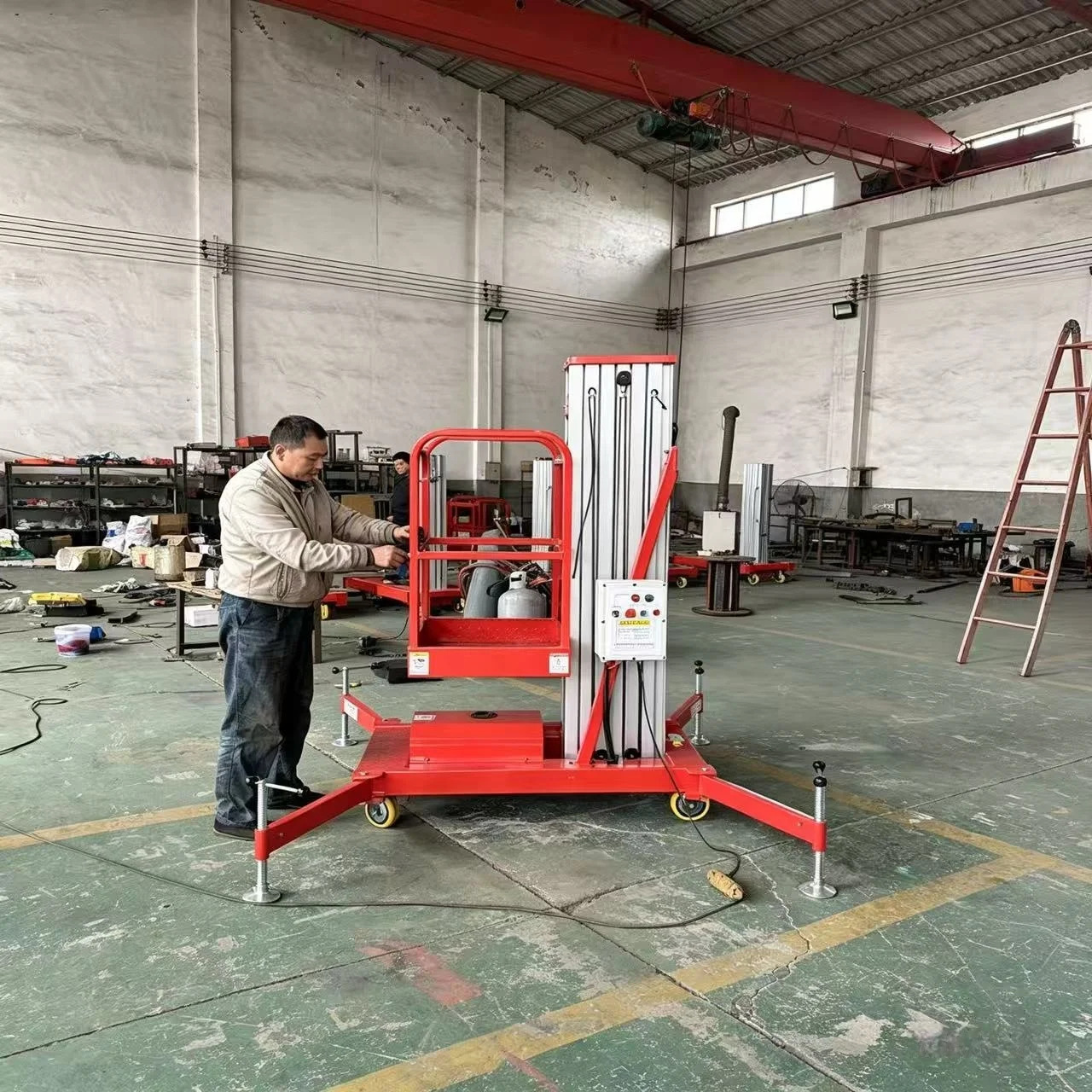 

Mobile Elevating Work Platform Electric-Hydraulic Aluminum Alloy Lift
