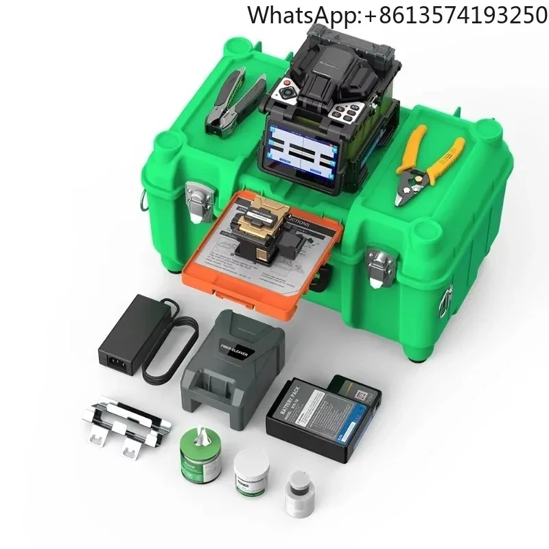 【Best-selling】Komshine FX39 Fiber Optic Equipment Six Motors Trunk Splicing Machine SC Core Alignment Optical Welder Fusion Spli