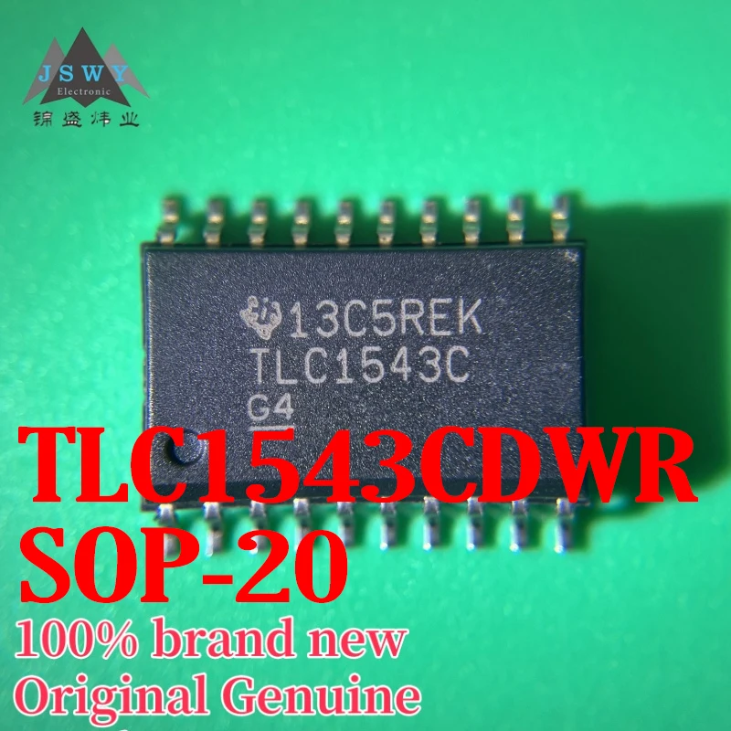 

(5/50 pieces) TLC1543CDWR TLC1543 SOP20 analog-to-digital converter chip Brand new in stock. Electronics. Free shipping