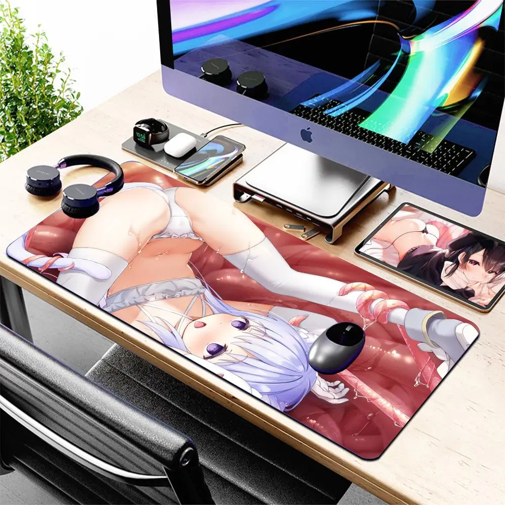 Hentai Anime Mats para Meninas, Gamer Mouse, Desktop Mat, Desenhos Animados, Laptop Pads, Almofada Grande, Sexy Girl Gaming Pad, Waifu Table, Loli, Gamer Almofada