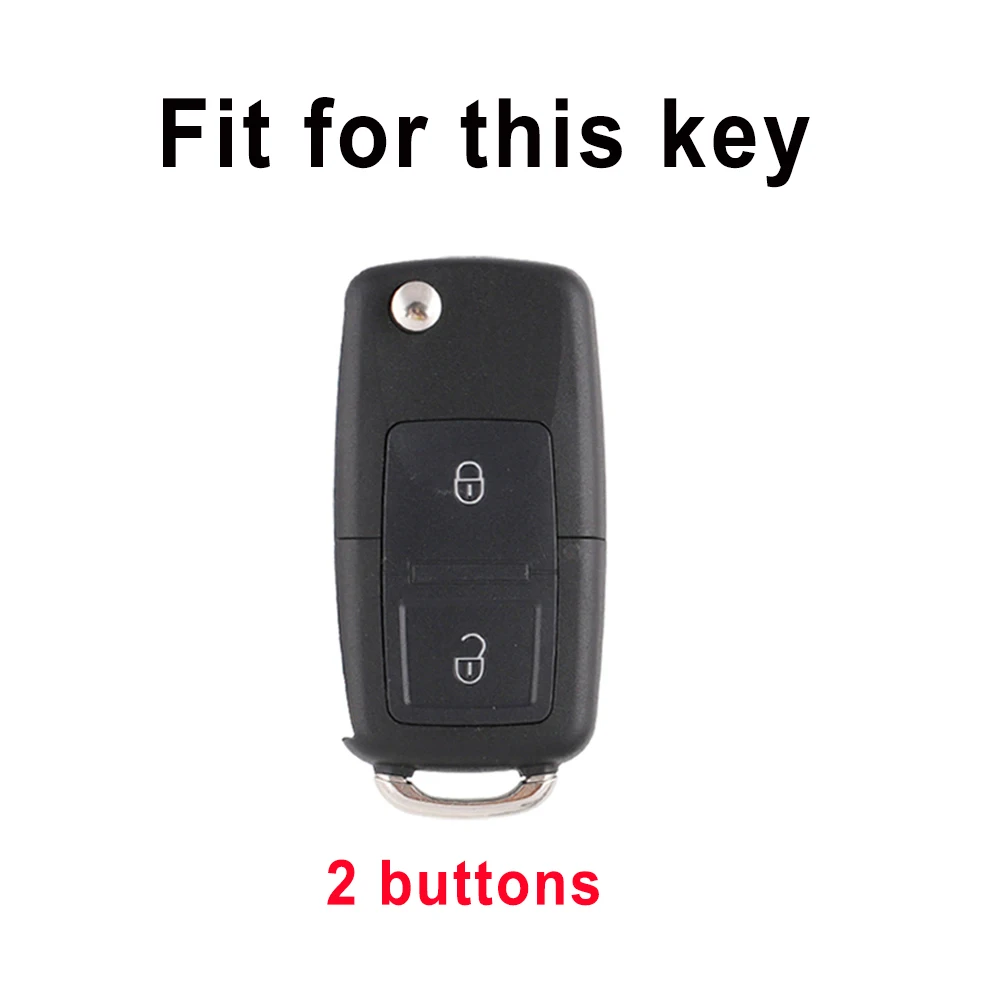 2 Buttons Shell for Skoda Octavia Car Key Case Cover For VW Volkswagen Golf 4 5 6 MK6 Jetta Lavida Polo Tiguan Passat B5 B6 B7