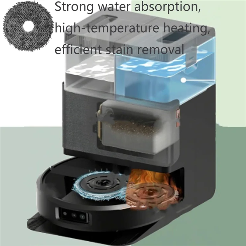 

【Минималистичный】Швабра, мешок для пыли, боковая щетка, набор из 20 предметов для Irobot Roomba Plus 505 Combo/405, комбинированные аксессуары для пылесоса, очиститель