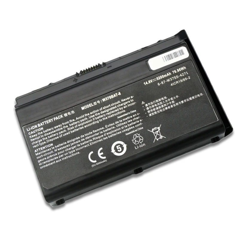 UGB New W370BAT-8 Battery for Clevo W350ET W350ETQ W37ET NP6350 NP6370 A522 A722 6-87-W370S-4271