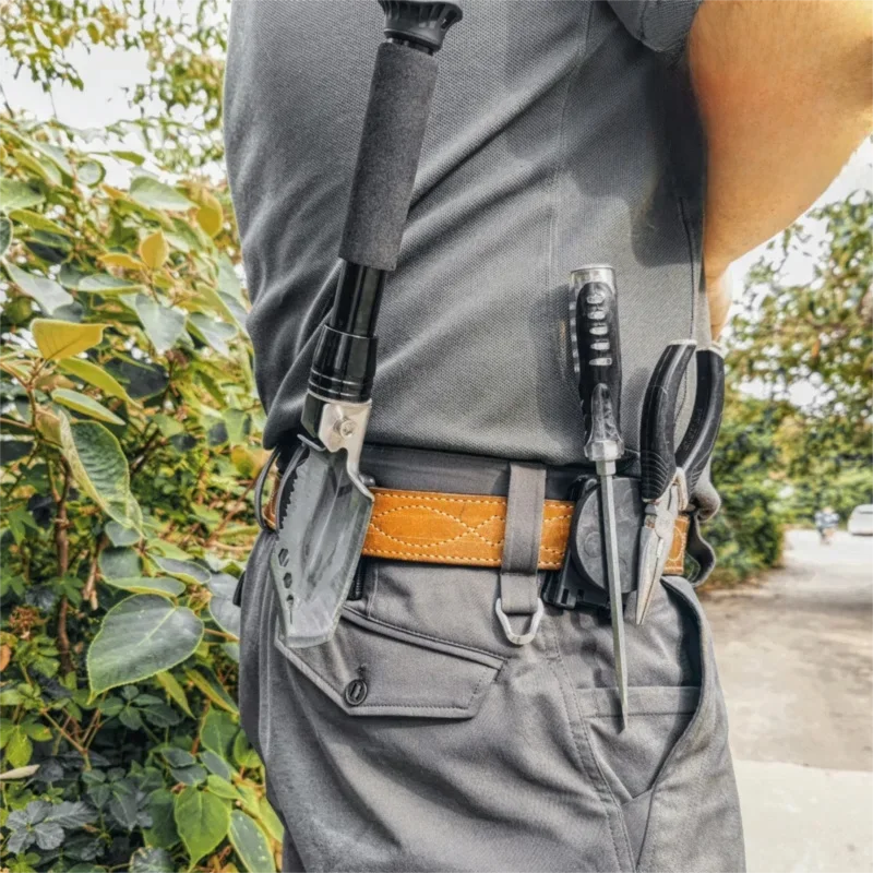 Portaherramientas magnético táctico con clip MOLLE para acampada - imagen 4