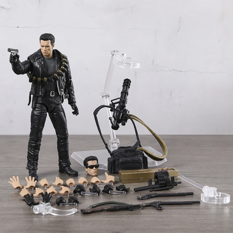 MAFEX No.199 Terminator 2 T-800 Action Figure Figurine Collection Model Toy