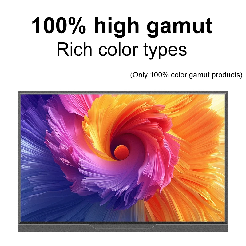LANLIPU 16inch Portable Monitor 100% SRGB 144Hz Gaming Laptop Display with Type C HDMI For PS4/5/Steam/Deck/Switch/PC/Mac/Phone