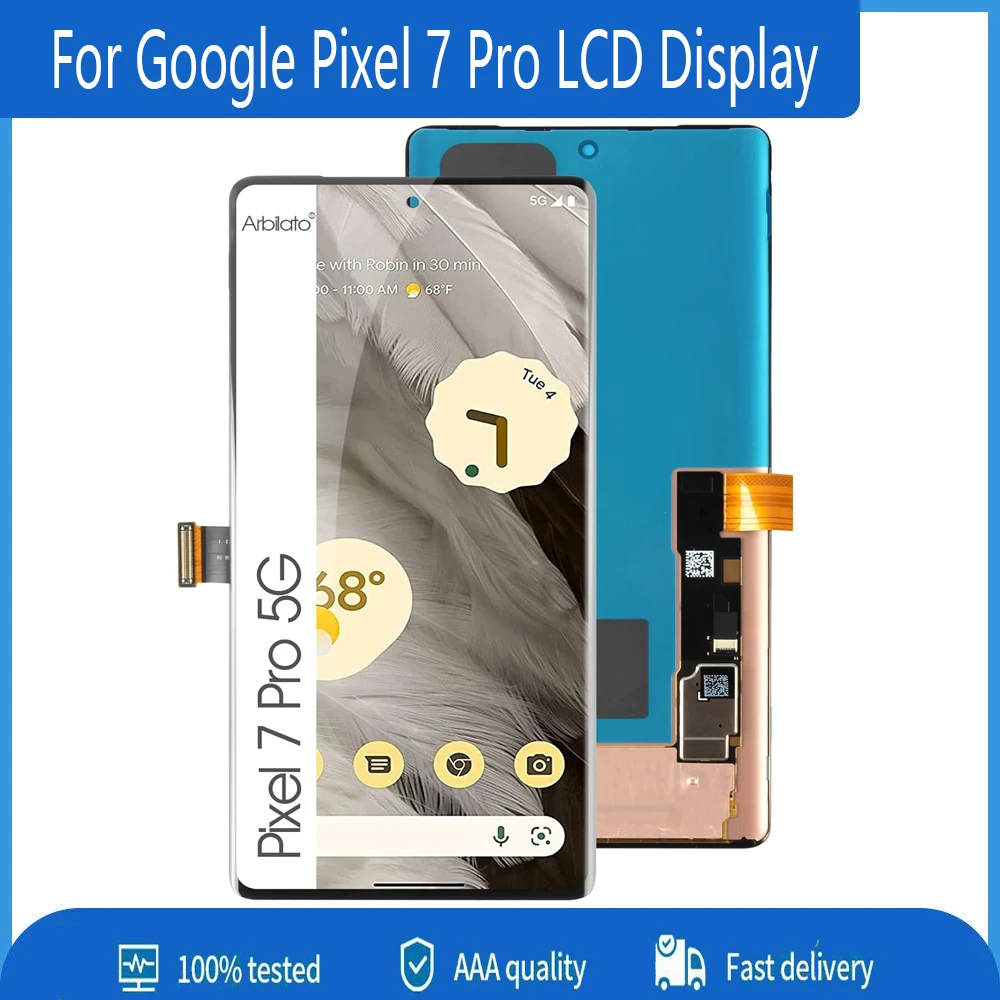OLED pour Google Pixel 7 Pro LCD écran tactile numériseur pour Google Pixel 7Pro LCD GP4BC, GE2AE remplacement de l'assemblage