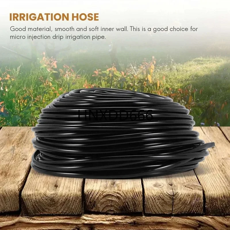 50M Garden Irrigation Tubing Hose Pipe 4/7mm for Efficient Watering System