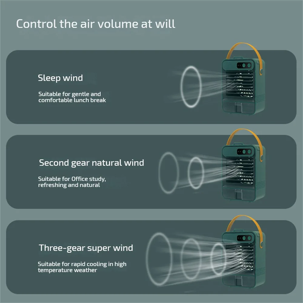 1/2Sets Huishoudelijke Bevochtiging Ventilator Elektrische Stille Airconditioning Ventilator Koelventilator Ventilator Waterkoeling