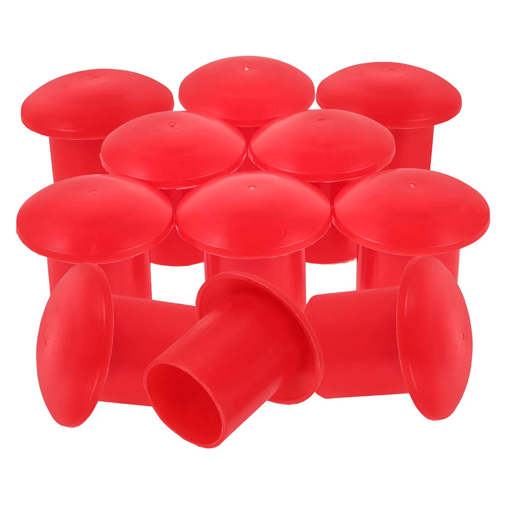 

50pcs Rebar Protection Caps Plastic Safety Covers Construction Site Accessories Protective Ends Sleeves Damage