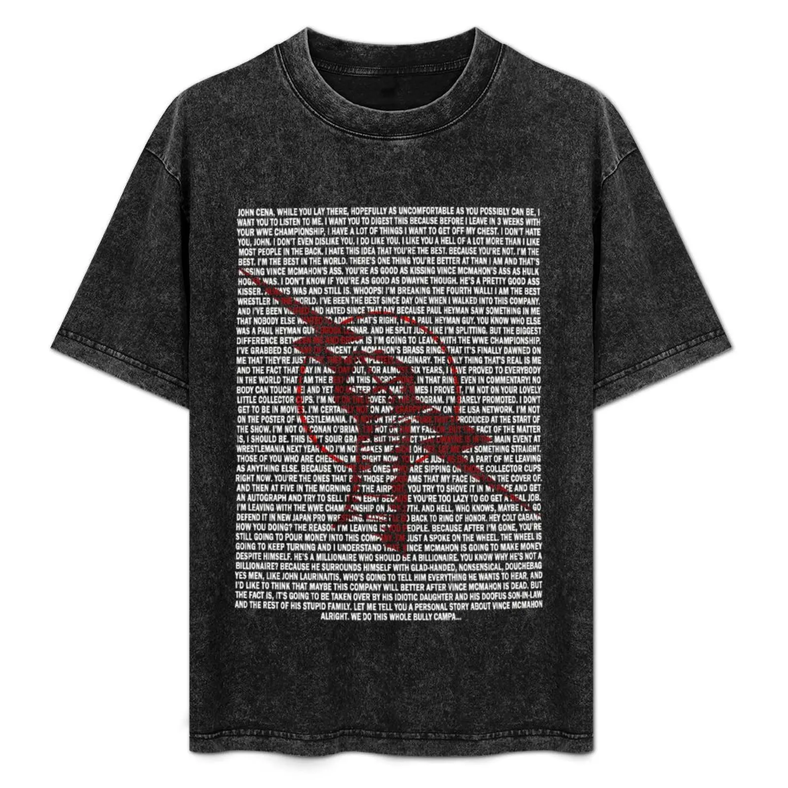Cm Punk'S Pipebomb Promo T-Shirt Active Wear Sports T-Shirt for Men