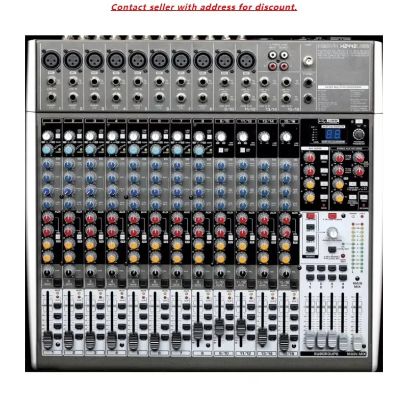 

X2442USB New Design Mixer 16 Professional With Effects Recording Ktv Performance Music Sound Console