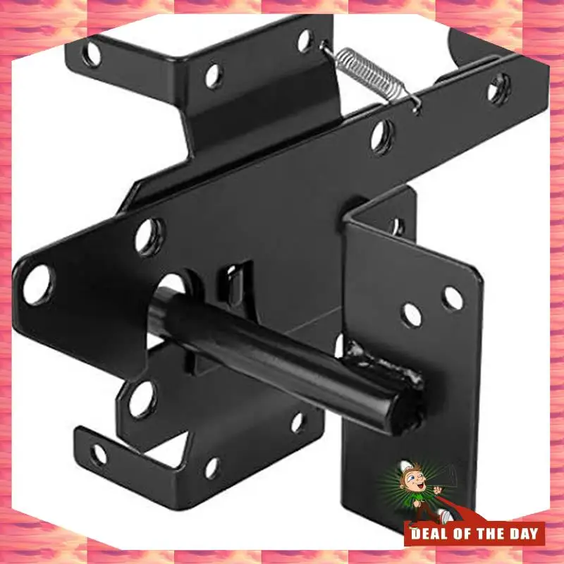 24-Hour Delivery Quick Pin Door Bolt Automatic Latch Gate Lock Post Mount Self-Locking Bolts Accessories Included