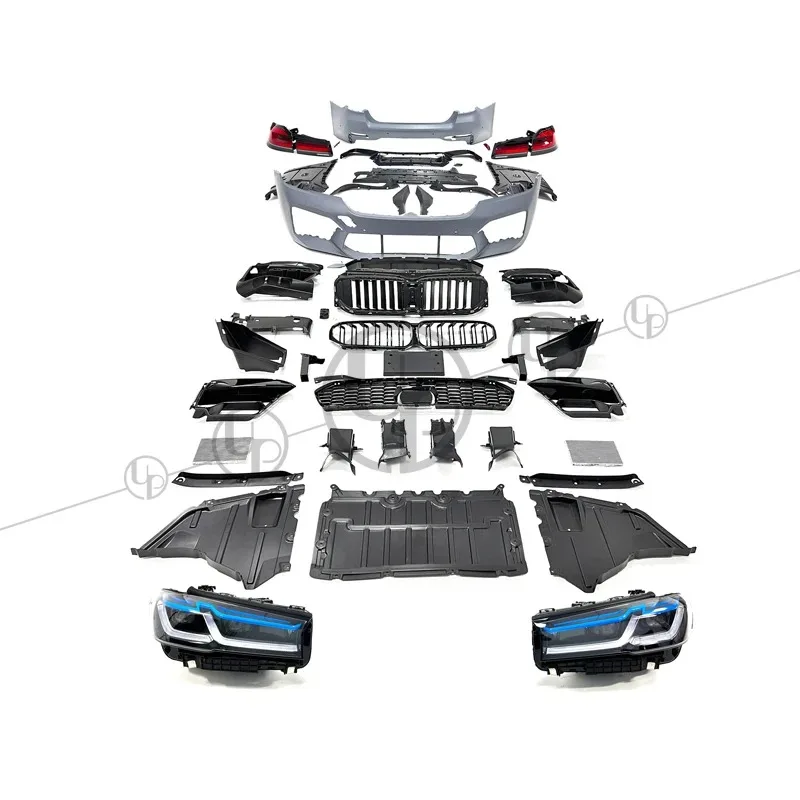 

STLF2012 G30 to G30 LCI M5 Style Bodykit для старых и 5-й серии, передние и задние фары, детали кузова автомобиля, модели 2020-2022 гг.