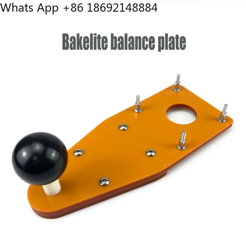 Trimmer balance plate, flip plate, small gong machine baseplate slotted chamfer woodworking bakelite milling triangle plate