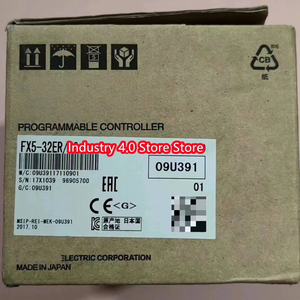 Módulo PLC original, novo, FX5-16EX ES,FX5-16EYR ES