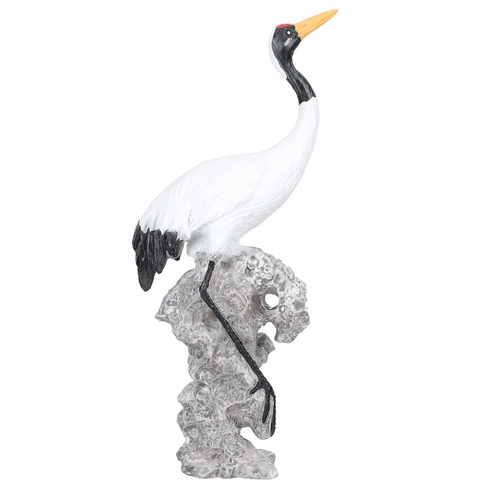 

4Pcs Simulation White Crane Resin Crafts Micro Landscape Decoration Bonsai Garden Accents Crane Ornaments Resin Crafts
