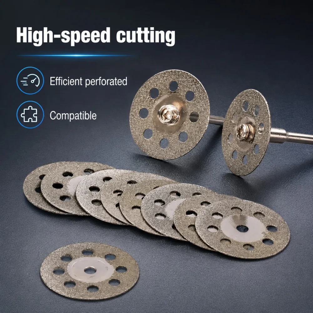 20/22/25/30mm Diamond Cutting Disc Grinding Wheel Mini Circular Saw Blade Dremel Rotary Tool Abrasive Accessories