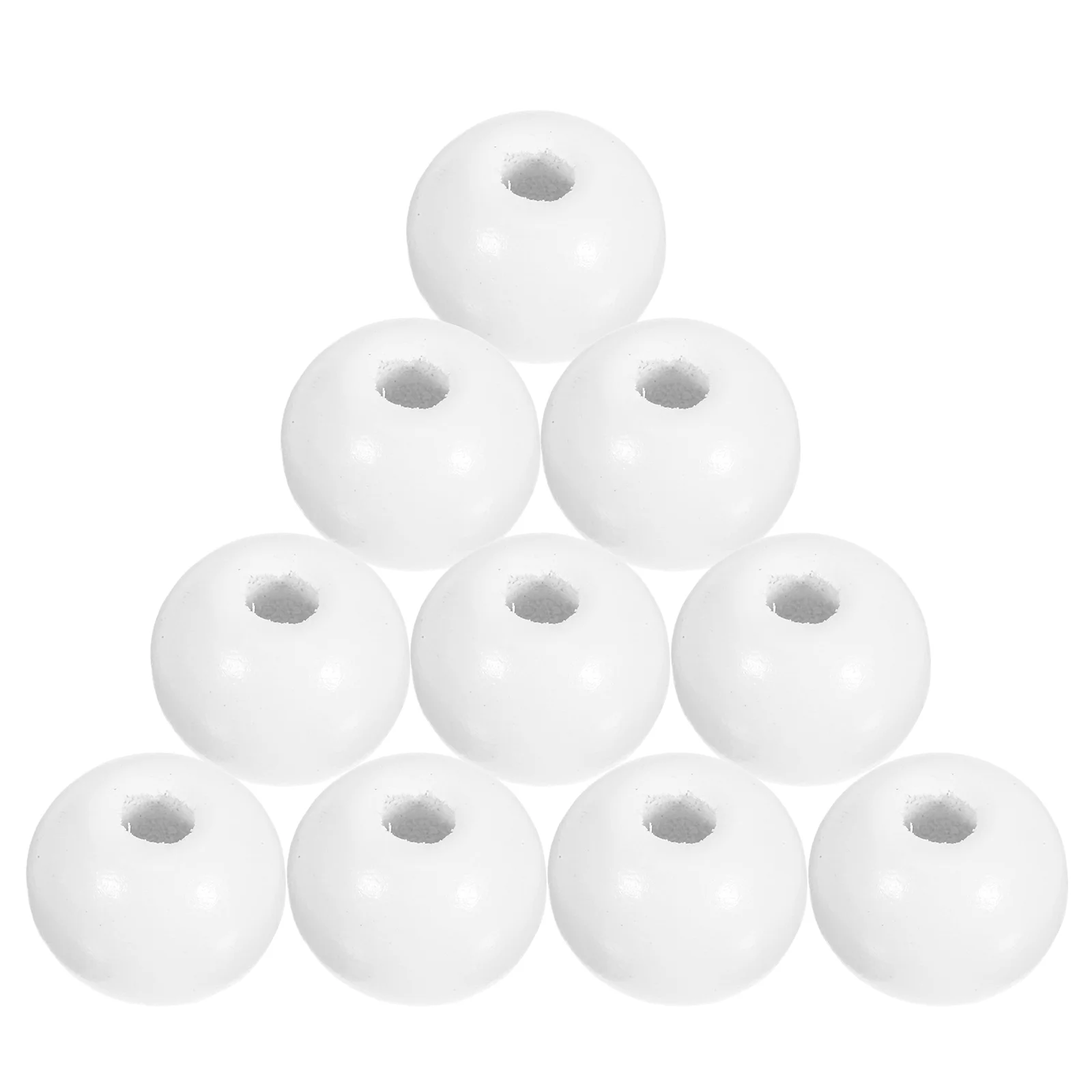 

600 Pcs Handmade Wooden Beads DIY Spacer Craft for Bracelet Round Natural Jewelry Making