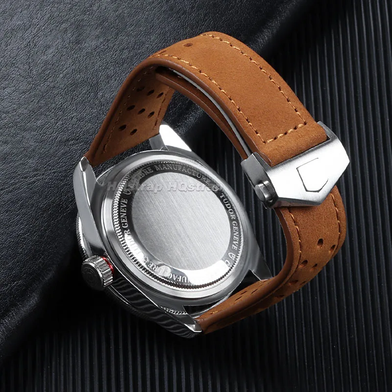 Leather Strap 20mm 22mm 24mm Soft Cowhide Band for Tag Heuer for Carrera Wristband Solid Folding Buckle Replacement Watchbands
