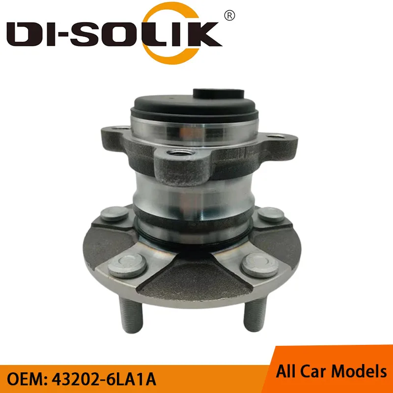 

DI-SOLIK 43202-6LA1A Auto Rear Wheel Hub Unit Rear Axle for NISSAN Bluebird SYLPHY B18Z（19-） oil，electricity