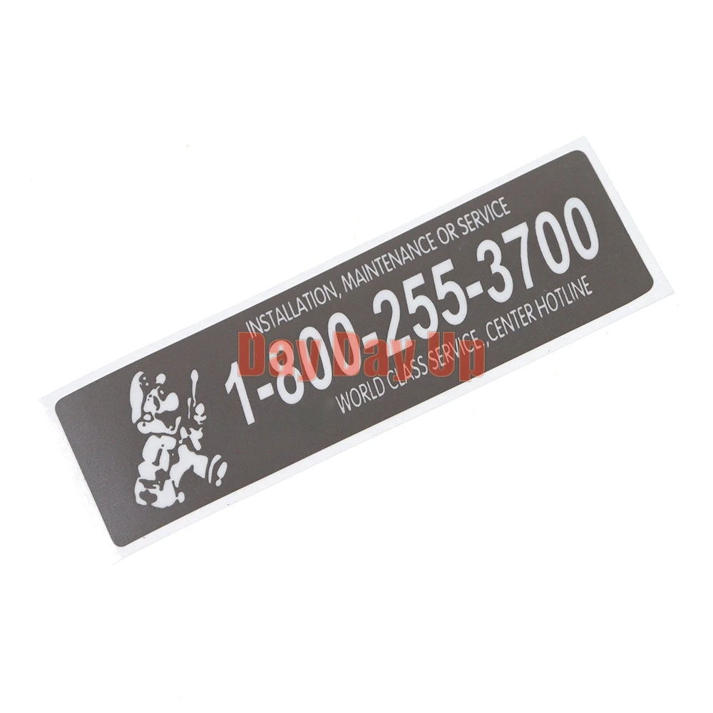 Nova substituição bateria tampa adesivo, Game Boy para GB Console, 5pcs