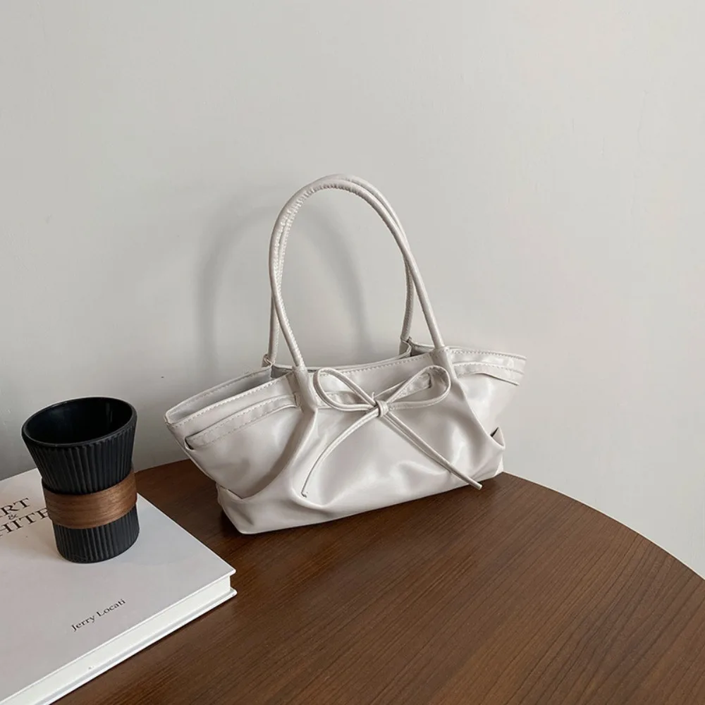 

New Designer Bowknot Bucket Bag Gentle Pu Leather Bow Cross Body Bag Casual Multi-color Women's Tote Bag Girls