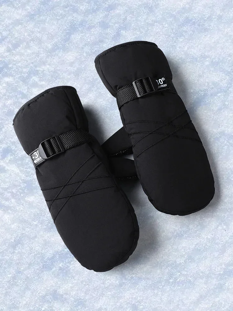 

Ski Gloves for Men Women Thermal Waterproof Windproof Snowboard Mittens with Touchscreen Fingers Ideal for Skiing Snow Sports