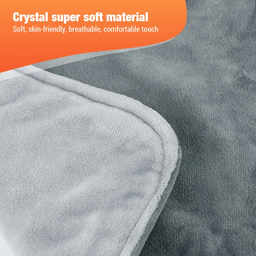 Bantalan pemanas USB Graphene multifungsi, alas pemanas listrik kompres suhu konstan selimut fisioterapi