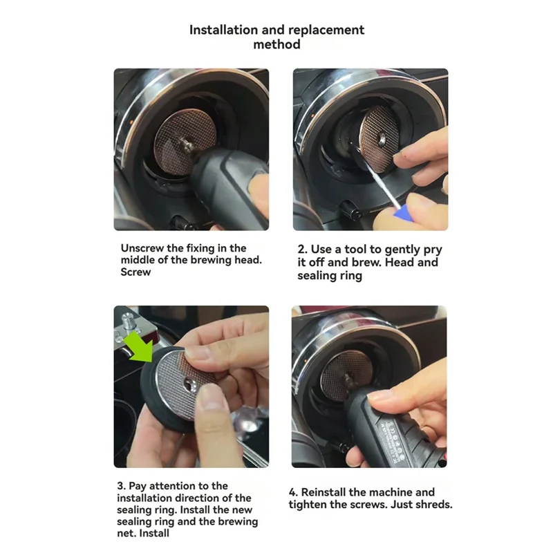 NINJA ES601 ES655 ES701-브루잉 헤드 필터 유닛용 BISM 커피 머신 교체 부품