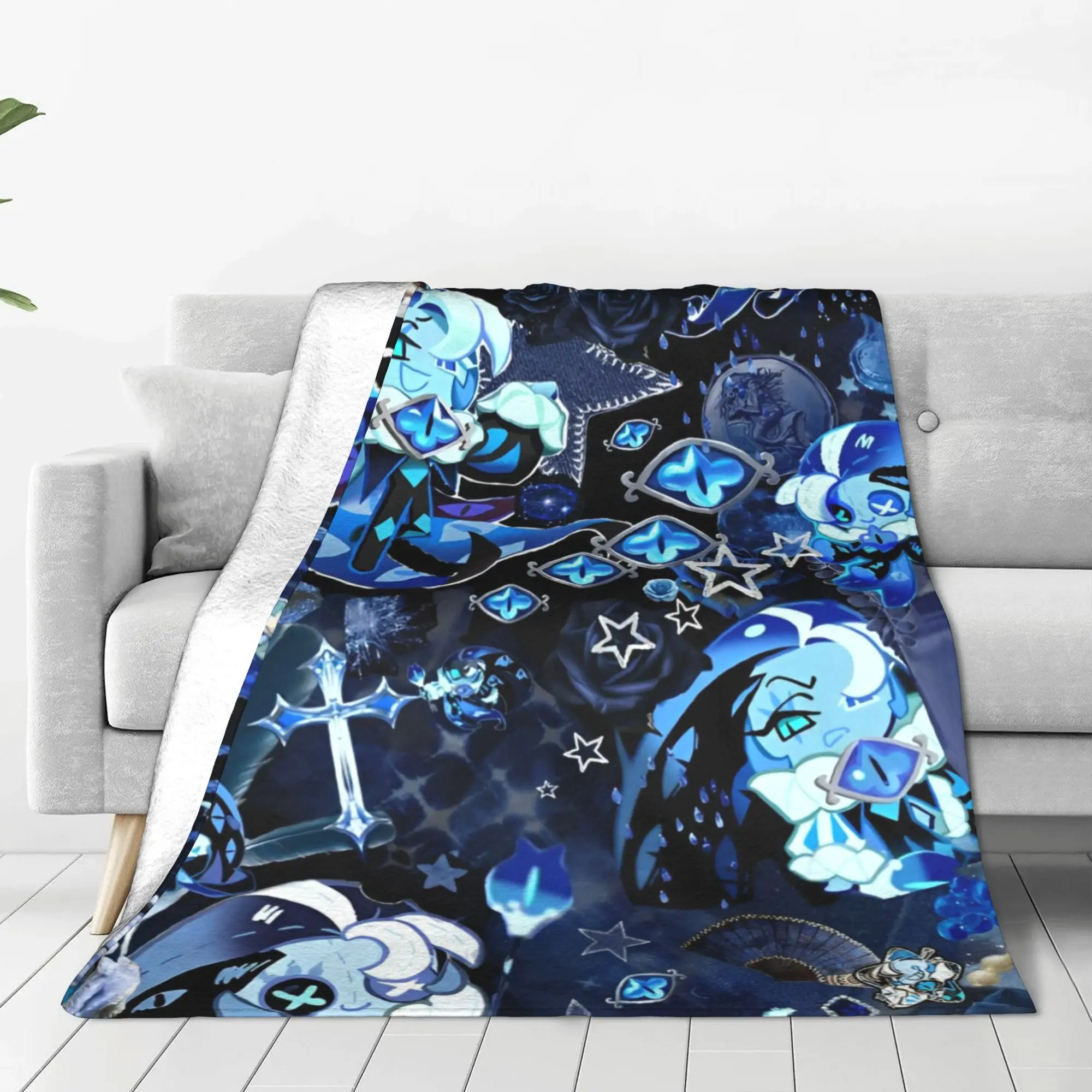 Shadow Milk Coolie cookie run kingdomed Game Blanket Super Soft Warm  Throw Blankets for Couch 50x60 Inch Multi-size Bedspread