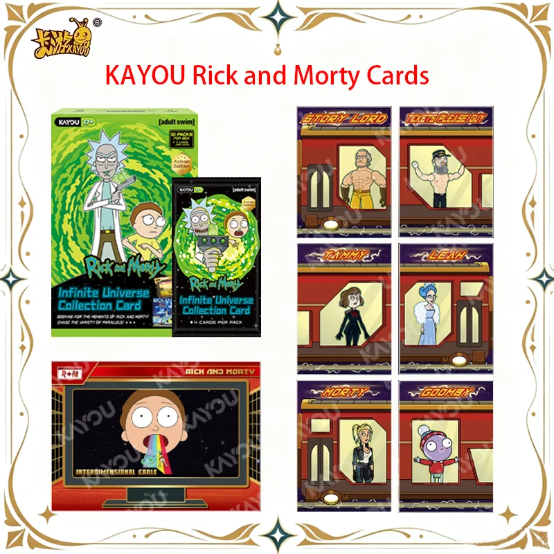 KAYOU Cards Rick and Morty Infinite Universe Collection Card Rick Sanchez Morty Smith Card Official PeripheralBirthday Gift