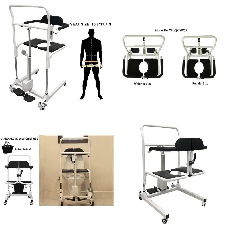Electric Lift Chair for Elderly and Disabled Safe Bathroom Transfer Mobility Aid Wheelchair System