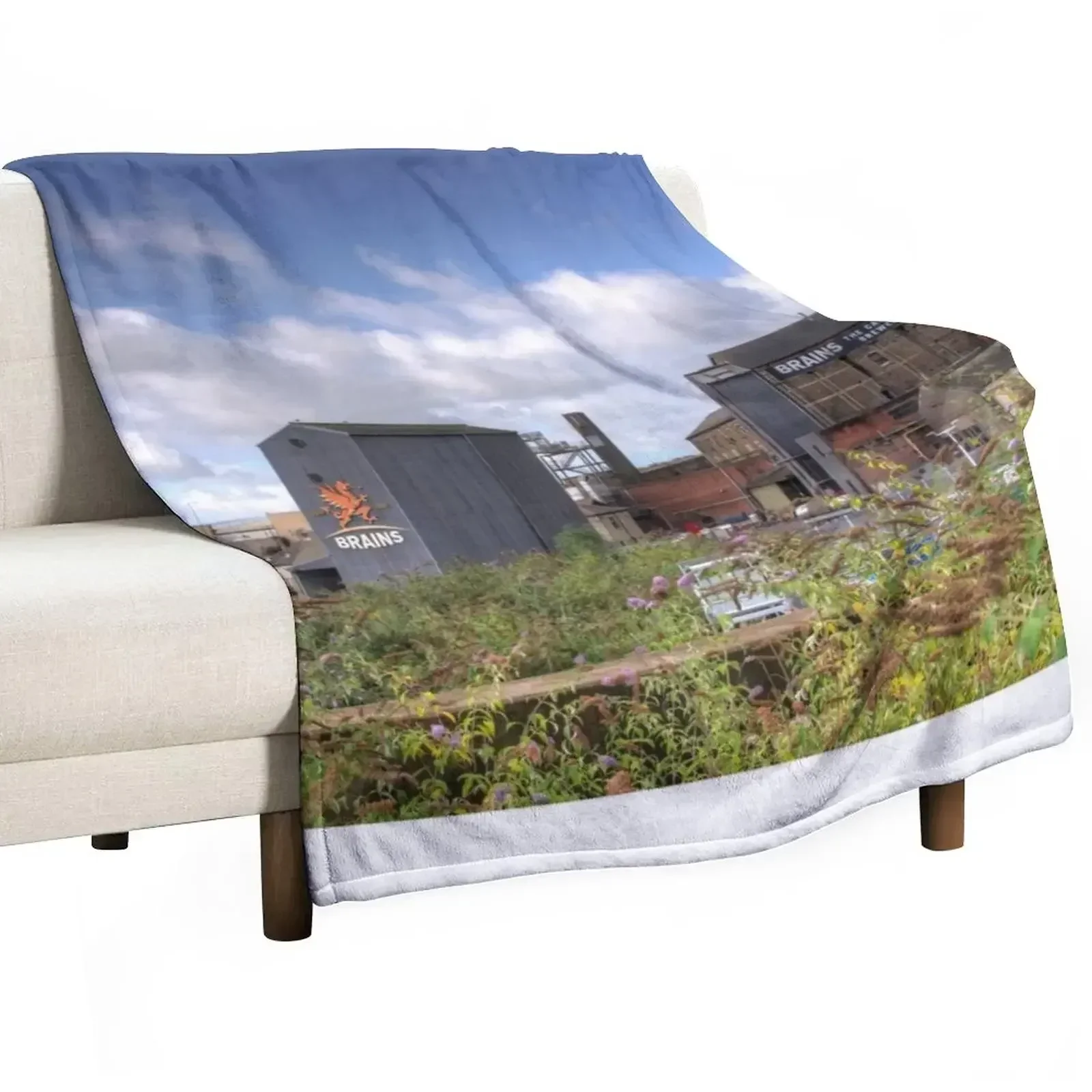 Brains Brewery Throw Blanket Bed Fashionable Flannel cosplay anime Picnic Furrys christmas gifts Blankets