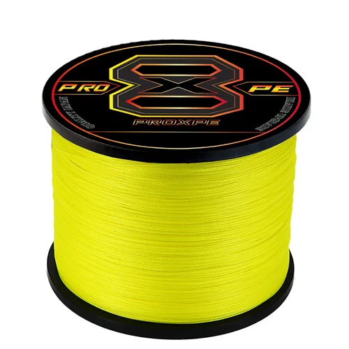 PROXPE 1000M/500M/300M/100M líneas trenzadas de 8 hebras súper fuerte Japón multifilamento Pe carpa alambre Pesca 22-90LB línea de señuelo de Pesca